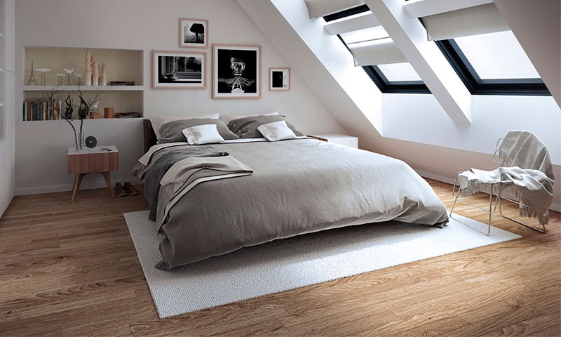 Дизайн спальни на мансардном этаже фото