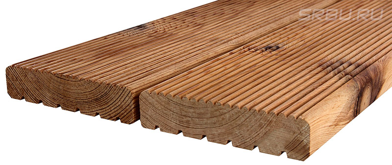 Террасная доска из термообработанной древесины