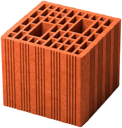 Квадратный керамический блок