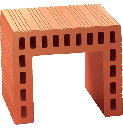 П-образный керамический блок